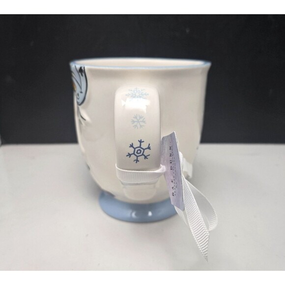 Disney Rae Dunn Frozen Anna & Olaf Mug Up To Snow Good Double Sided 3D NEW w/Tag - Picture 6 of 13